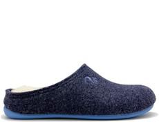 thies 1856 ® Recycled Wool Slippers dark navy blue (W) via COILEX