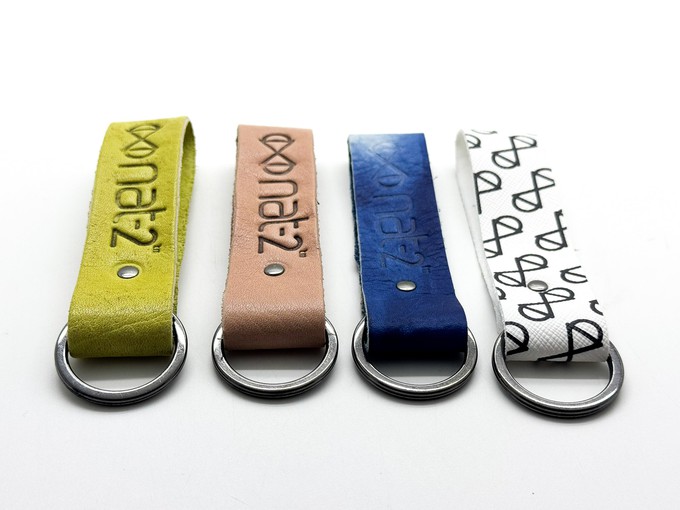 nat-2™ Leather Keychain red wine from COILEX