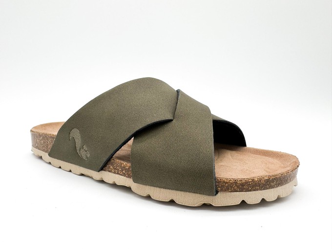 thies 1856 ® Eco Bio Cross Sandal vegan seaweed (W/X) from COILEX