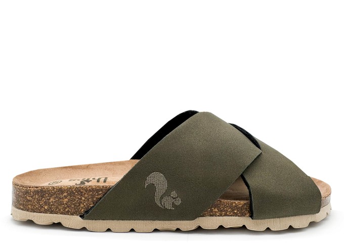 thies 1856 ® Eco Bio Cross Sandal vegan seaweed (W/X) from COILEX