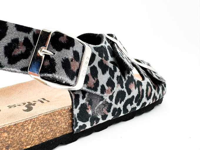 thies 1856 ® Rec Backstrap Leo Sandal grey leo (W/X) from COILEX