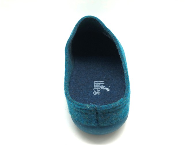 thies 1856 ® Recycled PET Slipper vegan petrol (W) from COILEX
