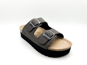 thies 1856 ® Eco Bio Plateau Sandal vegan charcoal (W/X) from COILEX