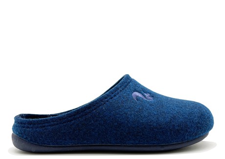 thies 1856 ® Recycled PET Slipper Kids vegan navy marino (K) from COILEX