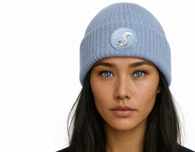 thies Eco Wool Beanie blue fog from COILEX