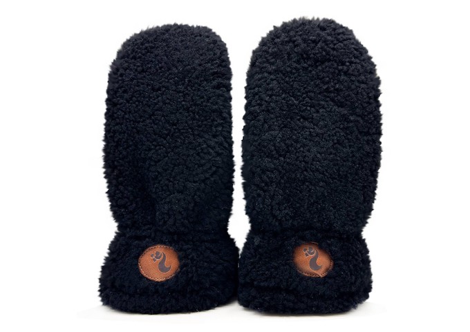 thies 1856 ® Sheepskin Gloves / Mittens black from COILEX