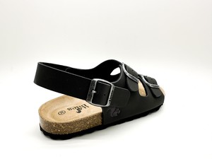thies 1856 ® Eco Bio Backstrap Sandal vegan obsidian grey (W/M/X) from COILEX