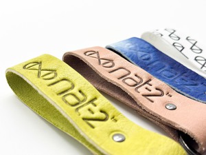 nat-2™ Leather Keychain matcha from COILEX