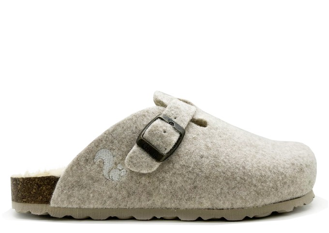 thies 1856 ® Recycled Wool Clog beige (W/M/X) from COILEX