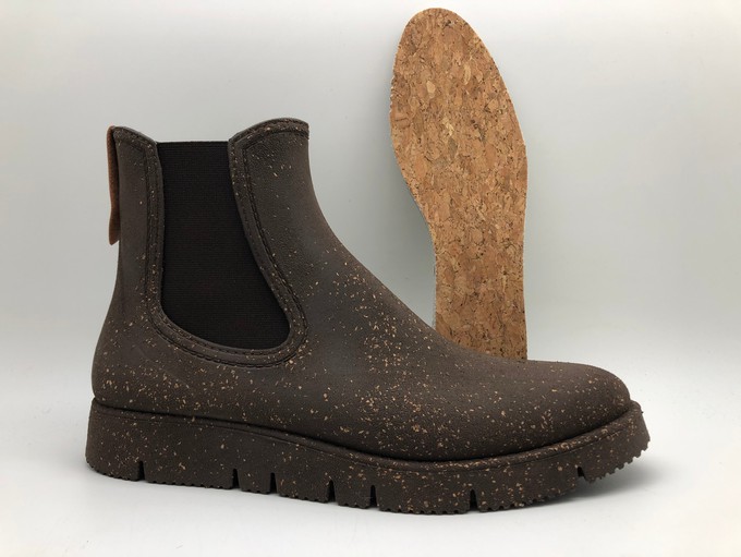 nat-2™ Rugged Prime Chelsea cork vegan | 100% waterproof rainboots from COILEX