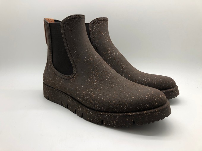 nat-2™ Rugged Prime Chelsea cork vegan | 100% waterproof rainboots from COILEX