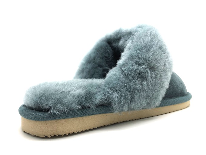 thies 1856 ® Sheepskin Slipper petrol (W) from COILEX