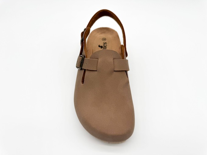 thies 1856 ® Eco Bio Backstrap Clog vegan elephant grey (W/M/X) from COILEX