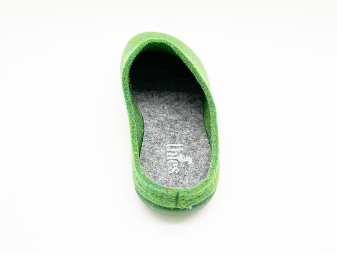 thies 1856 ® Recycled PET Slipper Kids vegan green (K) from COILEX