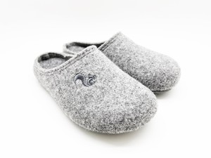 thies 1856 ® Recycled PET Slipper Kids vegan light grey (K) from COILEX