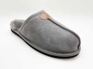 thies 1856 ® Sheepskin Grumpy Dad Slipper dark grey (M) from COILEX