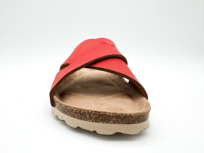 thies 1856 ® Eco Bio Cross Sandal vegan coral (W/X) from COILEX