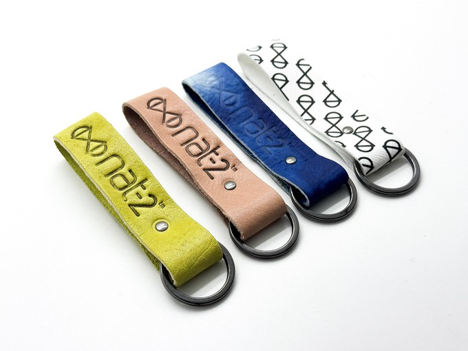 nat-2™ Leather Keychain red wine from COILEX