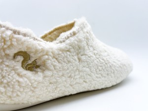 thies 1856 ® Organic Teddy Slipper Boots vegan off white (W) from COILEX