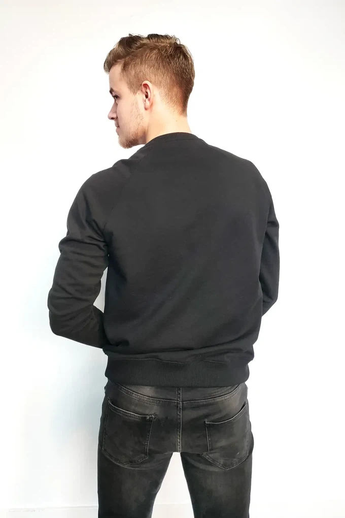 Sustainable sweater Wale | black from common|era sustainable fashion