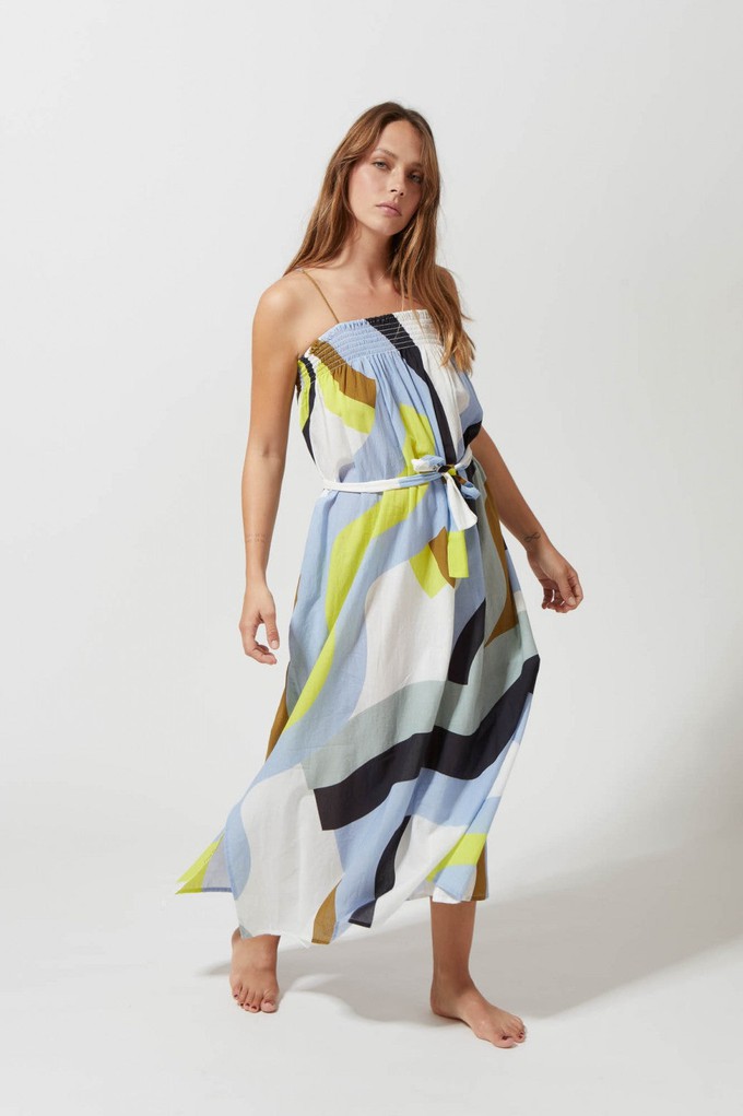 LIME IRIS BAIGNADE DRESS from Cool and Conscious
