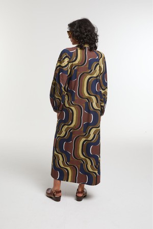 EULALIE BELARRA KHAKI DRESS from Cool and Conscious