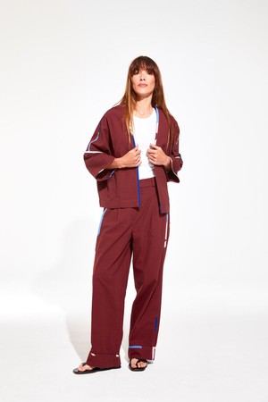 ADA MELODIE BURGUNDY JACKET from Cool and Conscious