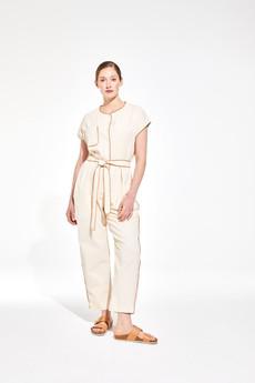 MESSINA TERRA OFF WHITE JUMPSUIT via Cool and Conscious