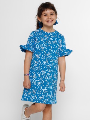 Bio-Baumwoll-Kleid Lotti - blau from CORA happywear