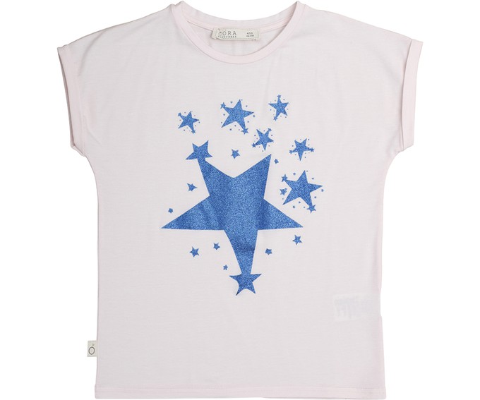 Eukalyptus T-Shirt Laura mit Sternen from CORA happywear