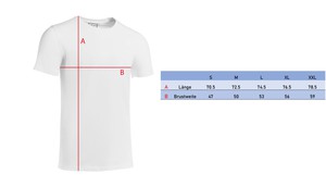 T-Shirt Doppelpack - Brilliant Weiß from COREBASE