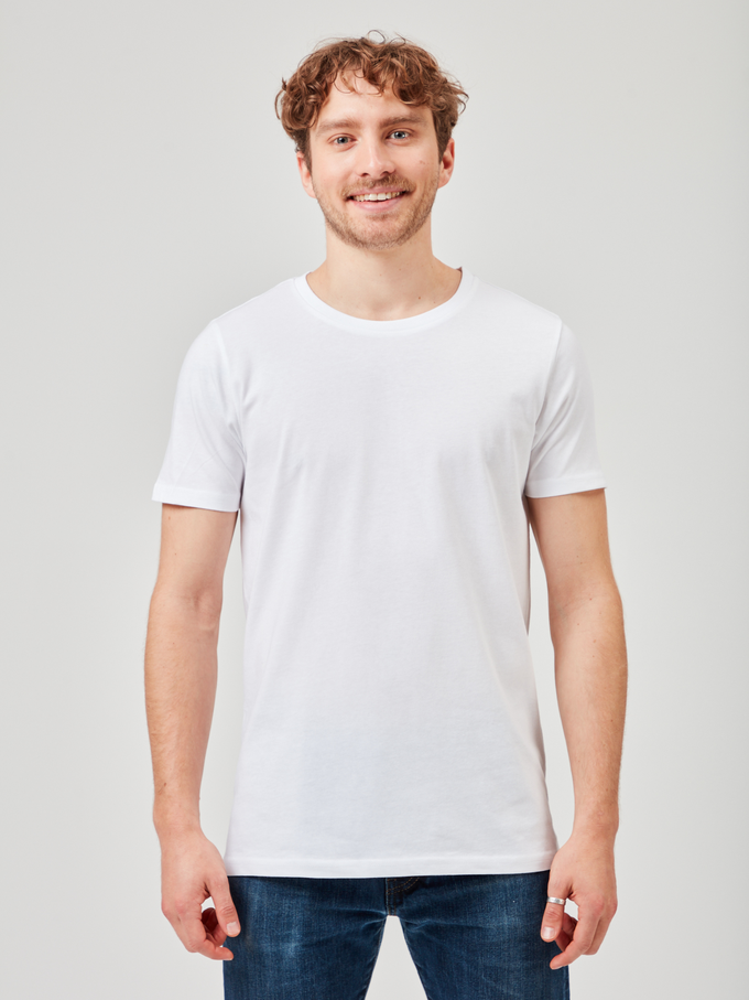 T-Shirt Doppelpack - Brilliant Weiß from COREBASE