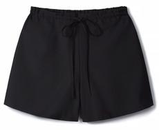 Drawstring Shorts in Black via Cucumber Clothing