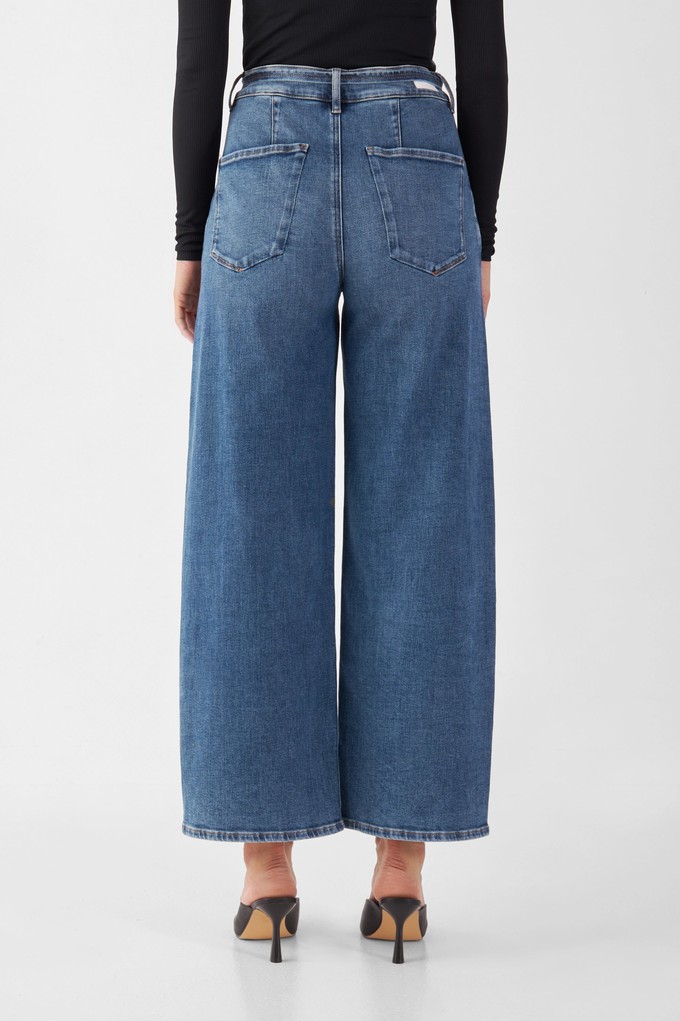 BLINK High Waist Culotte Jeans - Vintage Blue from DAWN Denim