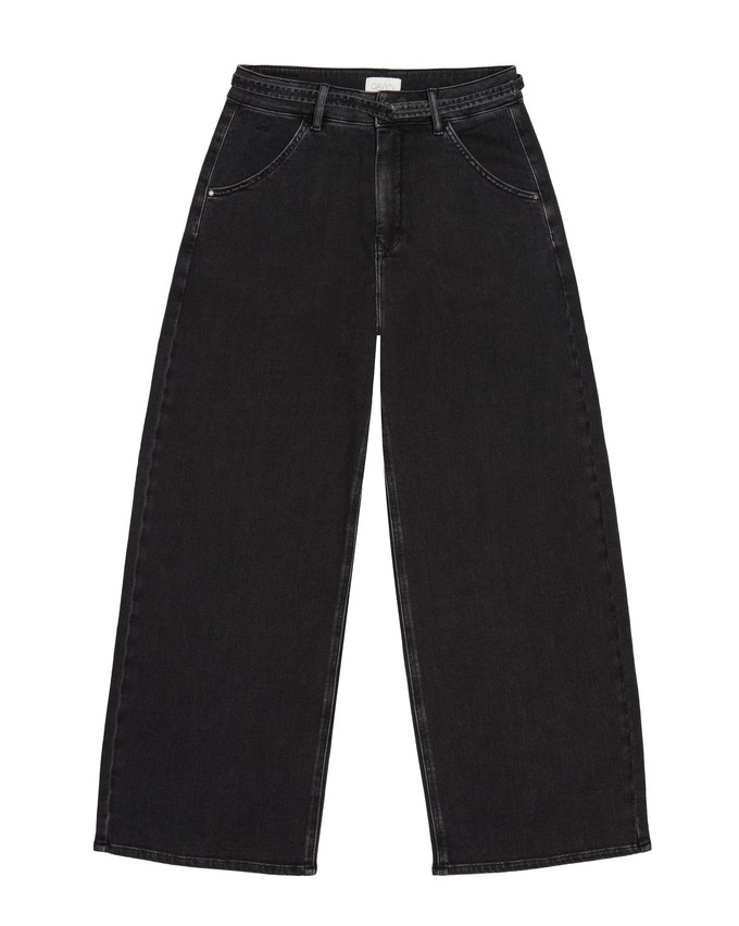 BLINK High Waist Culotte Jeans - Black Denim from DAWN Denim