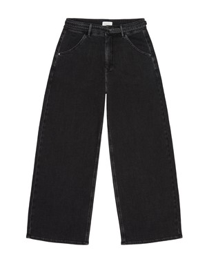 BLINK High Waist Culotte Jeans - Black Denim from DAWN Denim