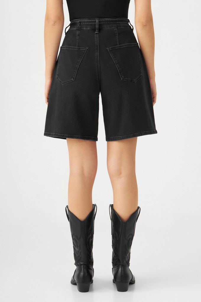 BLINKY Soft Denim - Shorts - Black Denim from DAWN Denim
