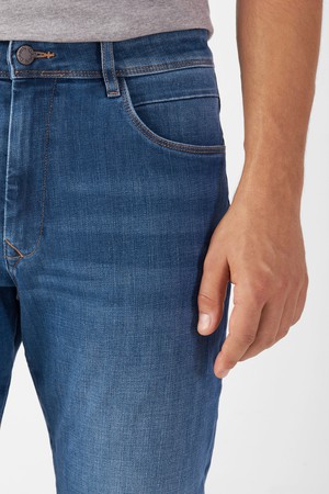 MORROW Soft Stretch - Slim - Medium Blue from DAWN Denim MORROW Soft Stretch - Slim - Medium Blue from DAWN Denim