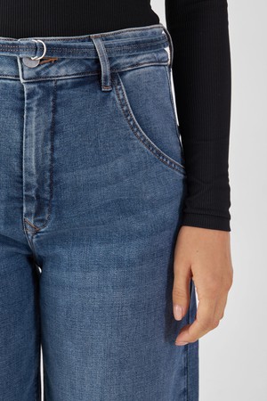 BLINK High Waist Culotte Jeans - Vintage Blue from DAWN Denim