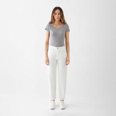 STARDUST O-Shape Soft Denim - Classic - White Denim via DAWN Denim