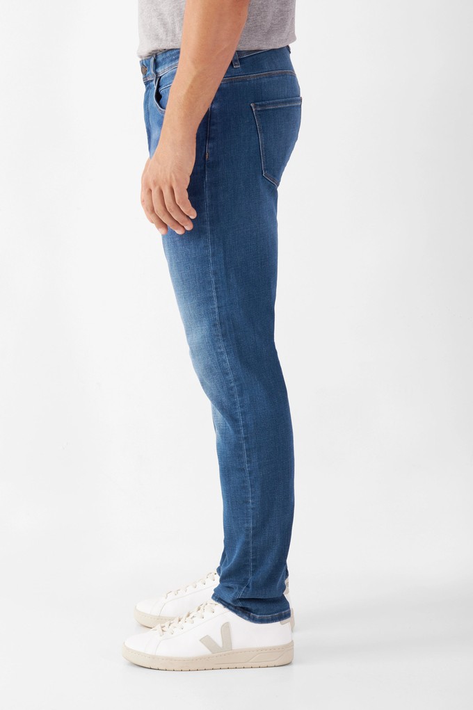 MORROW Soft Stretch - Slim - Medium Blue from DAWN Denim MORROW Soft Stretch - Slim - Medium Blue from DAWN Denim