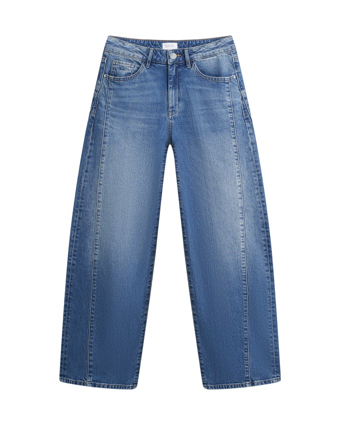 ASH Barrel Leg Minimal Stretch - Cutline - Vintage Blue from DAWN Denim