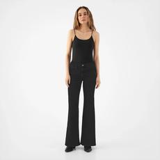 CELESTIAL Slim Flared Soft Tencel - Vintage Black via DAWN Denim