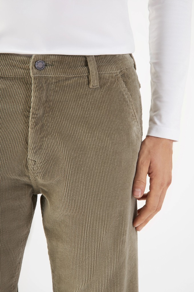 MANE Relaxed Straight Corduroy - French - Sage Green - Menswear from DAWN Denim