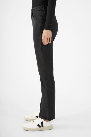 SUNSET Regular Slim Soft Tencel - Basic - Vintage Black from DAWN Denim