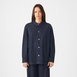 SORRY Lightweight Hemp - Shacket - Raw Blue - Women from DAWN Denim