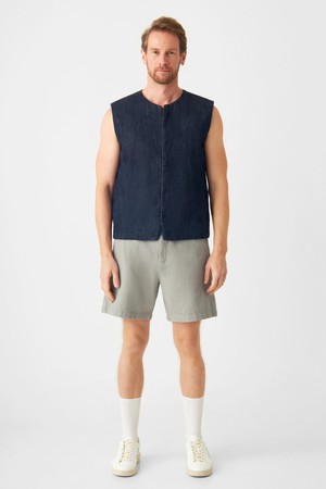 SHORTY Lightweight Hemp - Shorts - Rock Olive from DAWN Denim SHORTY Lightweight Hemp - Shorts - Rock Olive from DAWN Denim