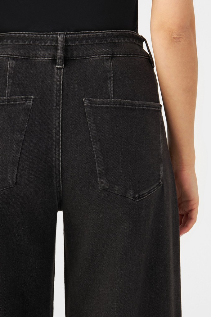 BLINK High Waist Culotte Jeans - Black Denim from DAWN Denim