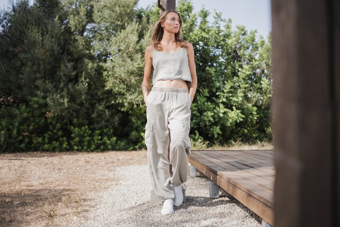 RAY Easy On Tencel - Cargo - Rock Olive from DAWN Denim