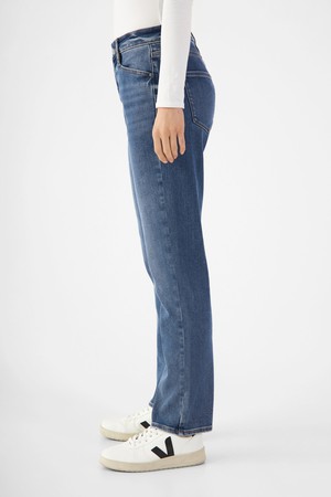 SUNSET Regular Slim Soft Tencel - Basic - Medium Blue from DAWN Denim